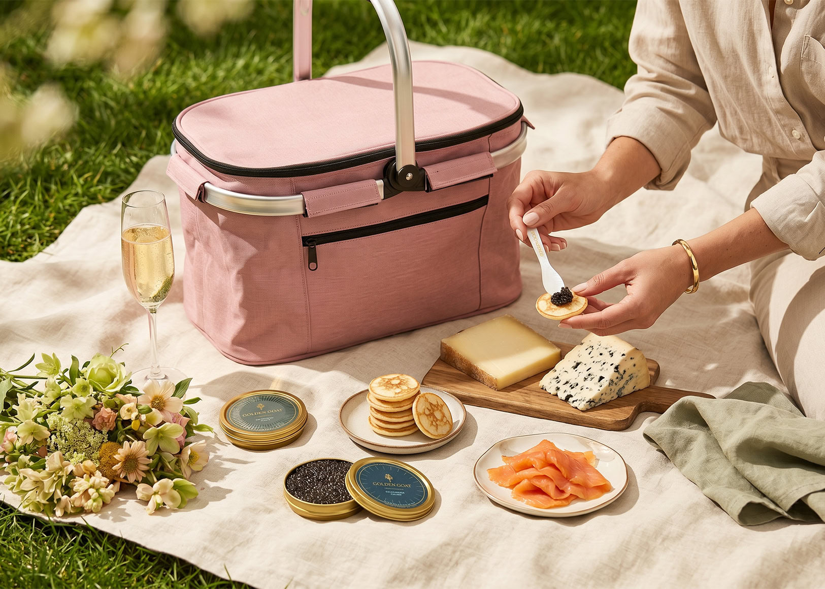 Luxury Golden Mother’s Day Gift Set 2026 Golden Goat Caviar Gift Set
