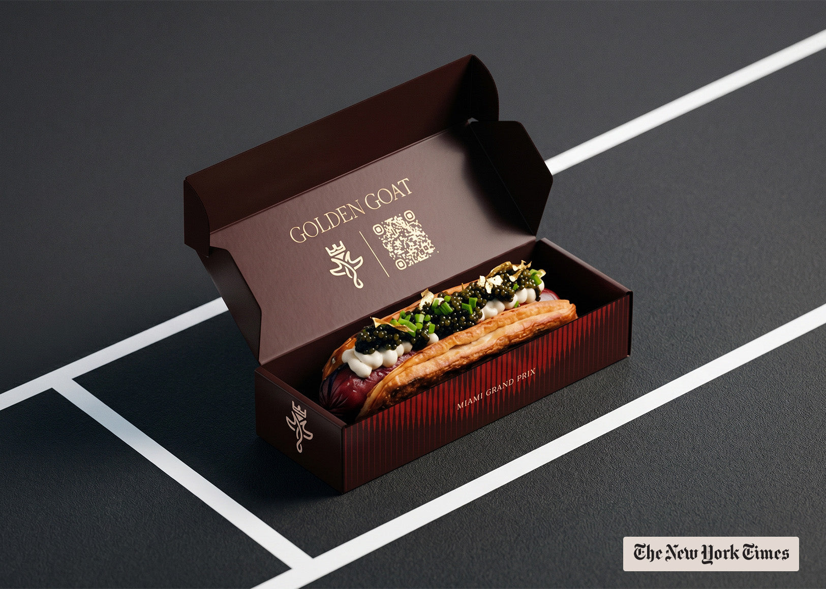 Golden Goat Caviar Crosses Into Formula 1: Inside the $100 Golden Glizzy at the Miami Grand Prix
