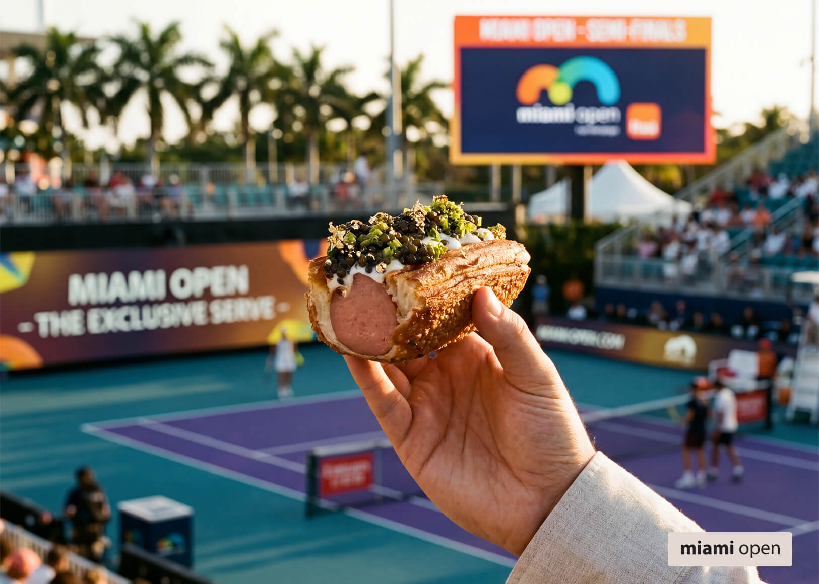 Golden Goat Caviar's $100 Golden Glizzy Caviar Hot Dog Steals the
