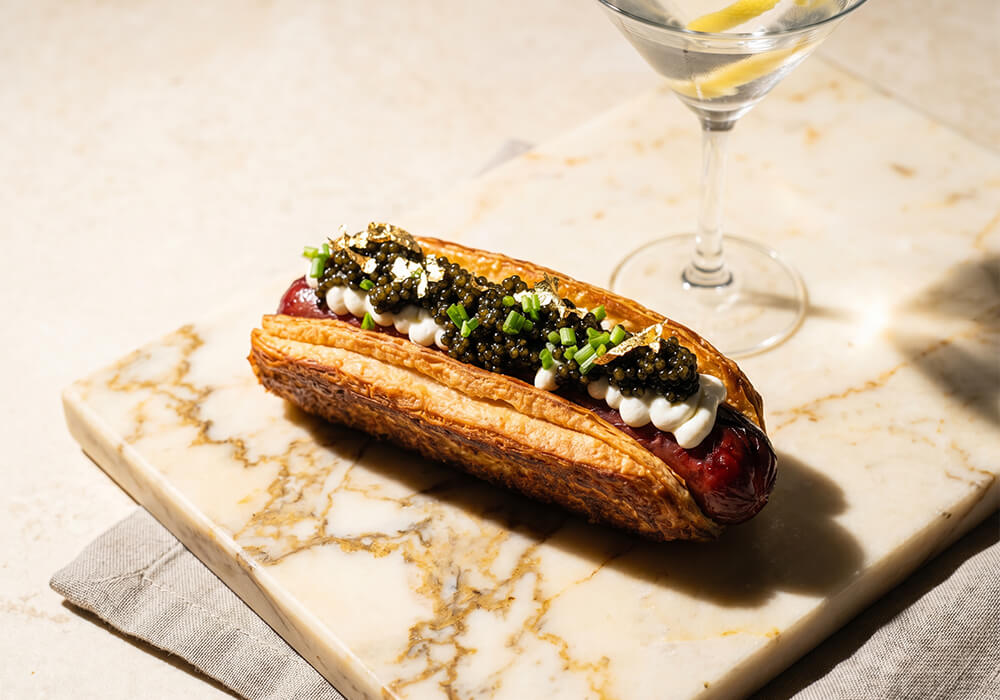 How do you make a hot dog in Miami? Add caviar and gold flakes.