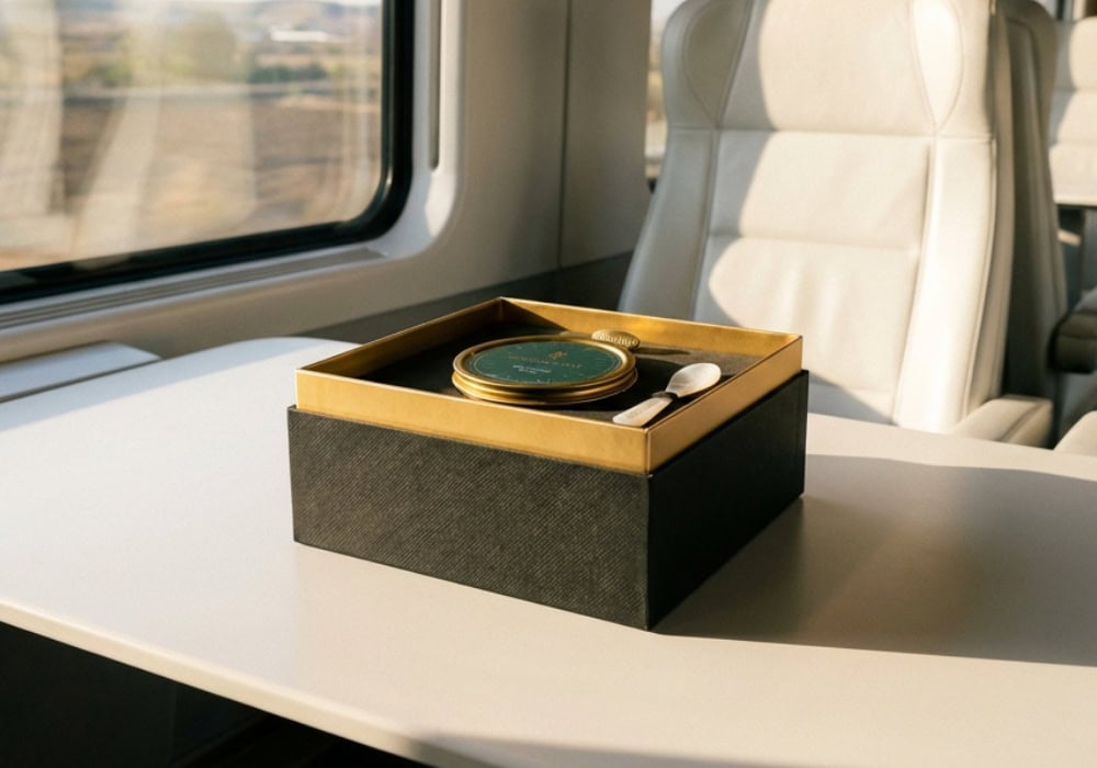 Brightline Unveils Caviar & Champagne Premium Experience