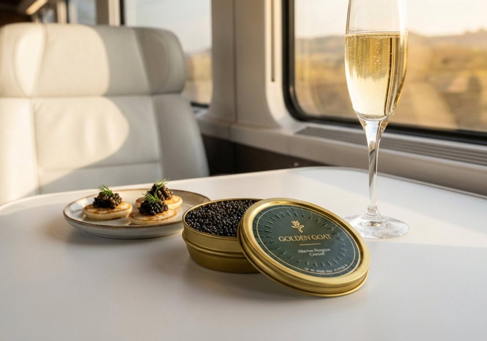 Brightline Launches Ultra-Luxe Caviar And Champagne Train To Ride To Miami Art Week In Style