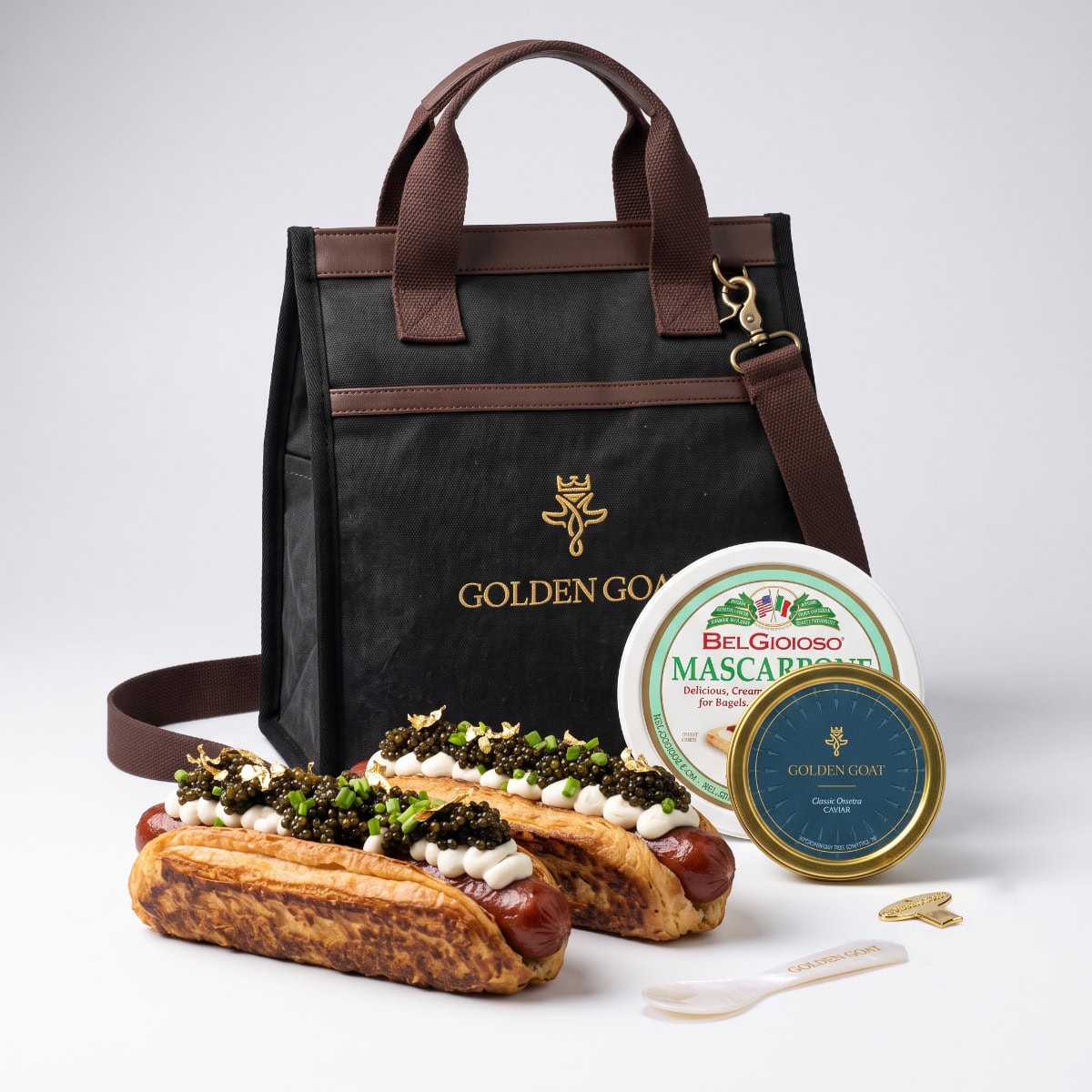 Golden Glizzy Caviar Hotdog Gift Set