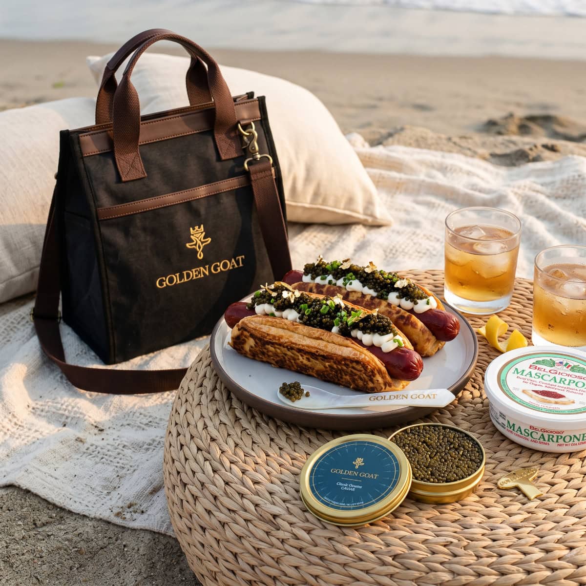 Golden Glizzy Caviar Hotdog Gift Set