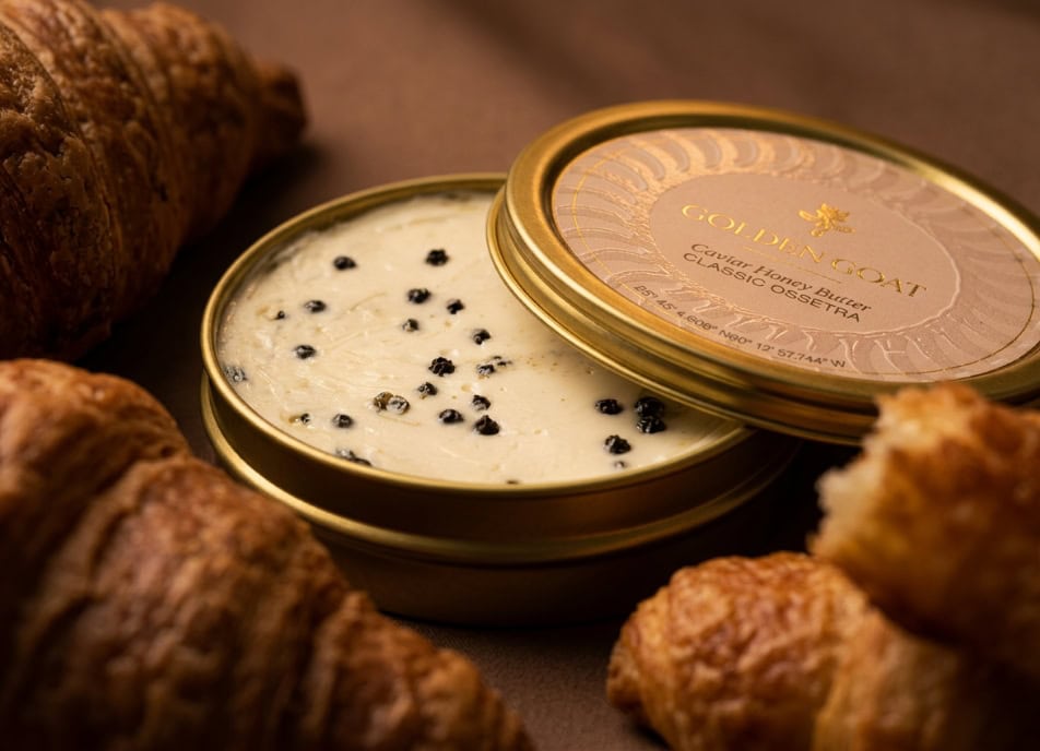 Is caviar and honey a good combination?