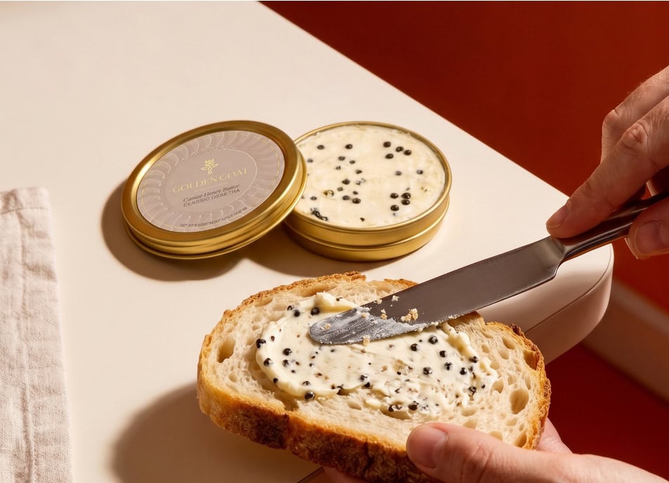 Can I cook with caviar butter?