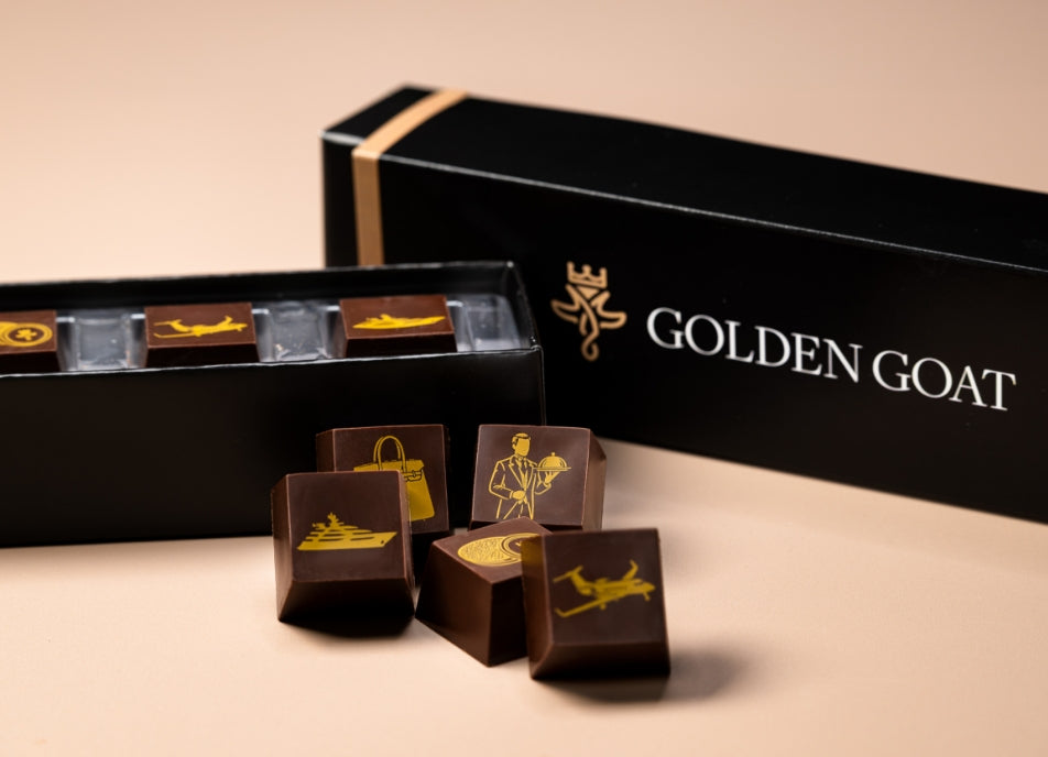 What makes the Golden Goat Luxury Chocolate Collection unique?
