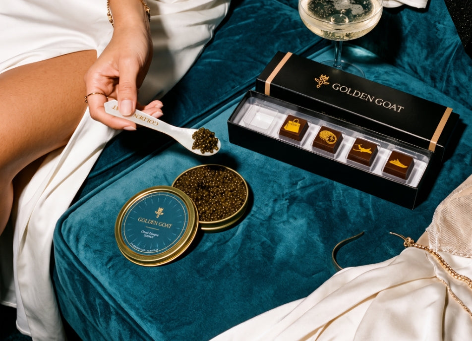 Why does Ossetra Royal pair so well with dark chocolate?