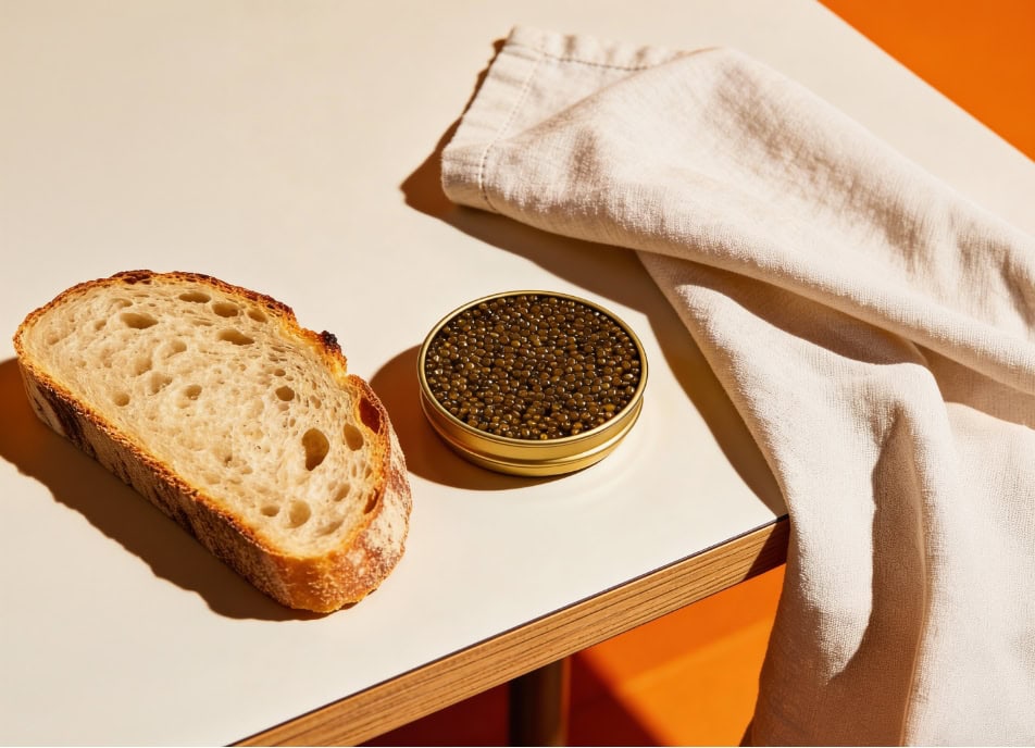 Does caviar add a salty flavor to my dish?