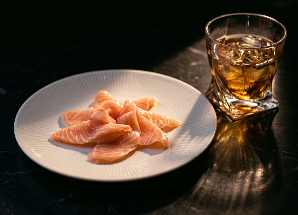 Does the salmon taste like whisky?