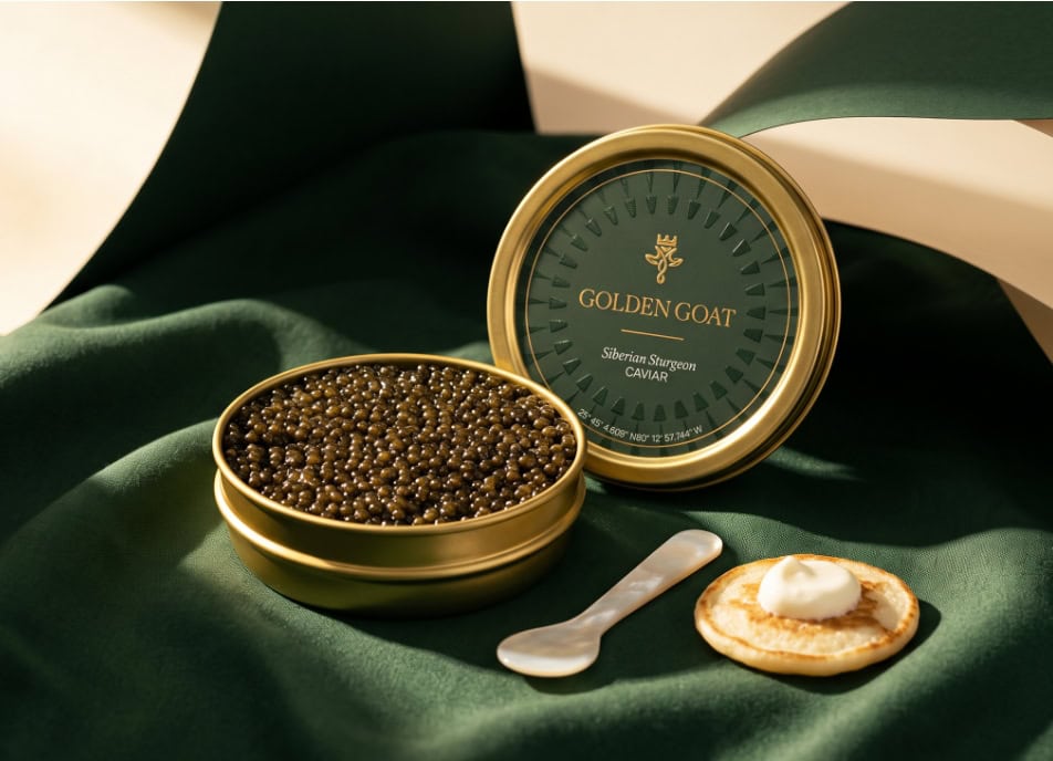 Why are the Siberian Sturgeon pearls smaller?