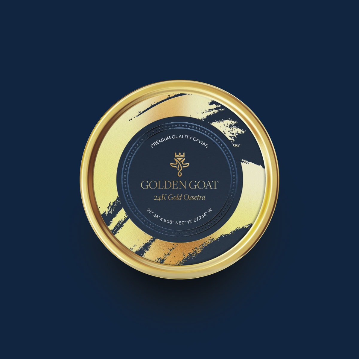 24 Karat Gold Ossetra Caviar